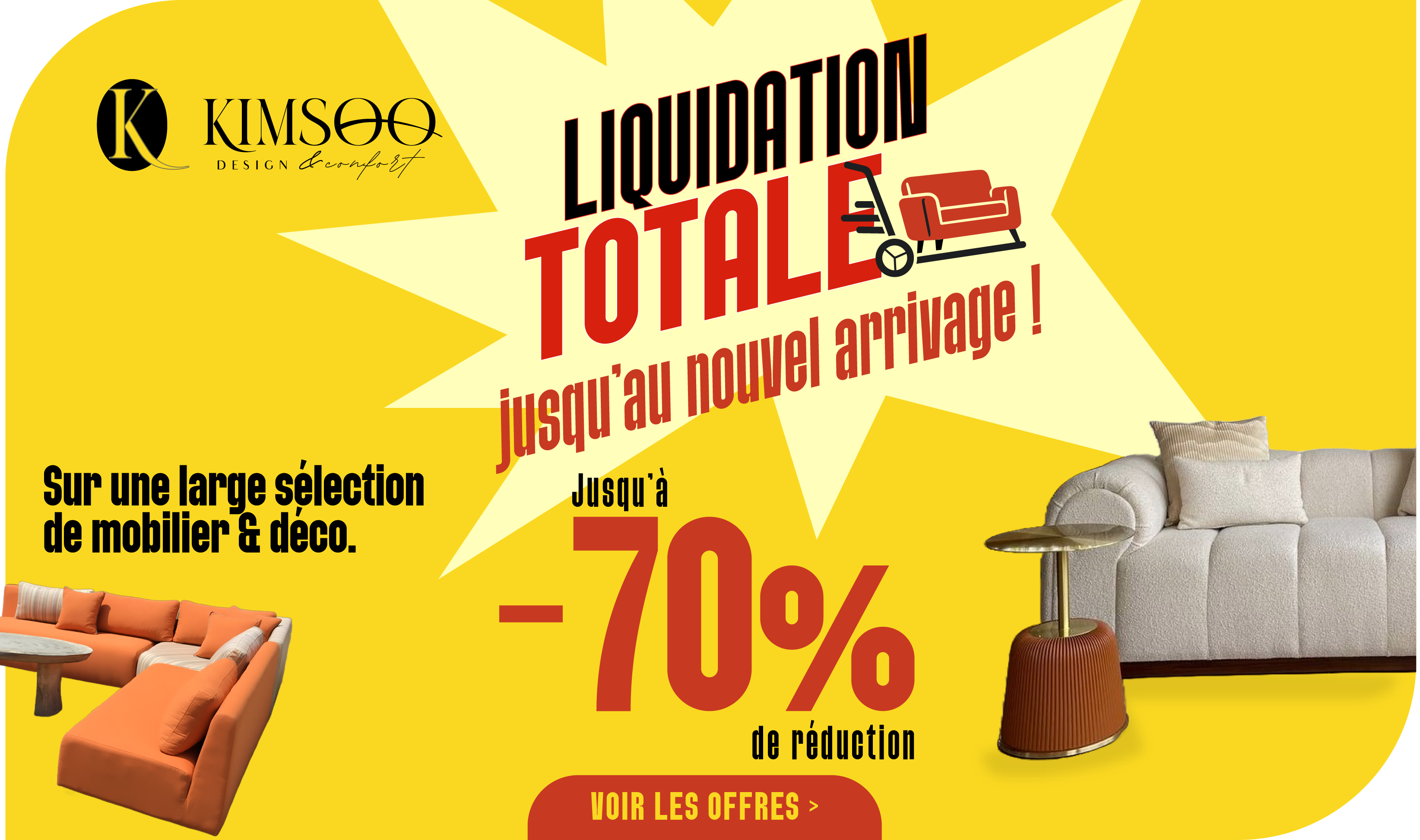 Liquidation Totale - Jusqu'à -70%